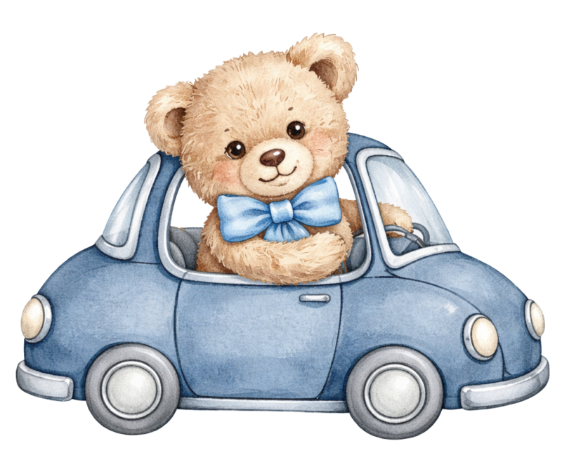 Osito en carrito
