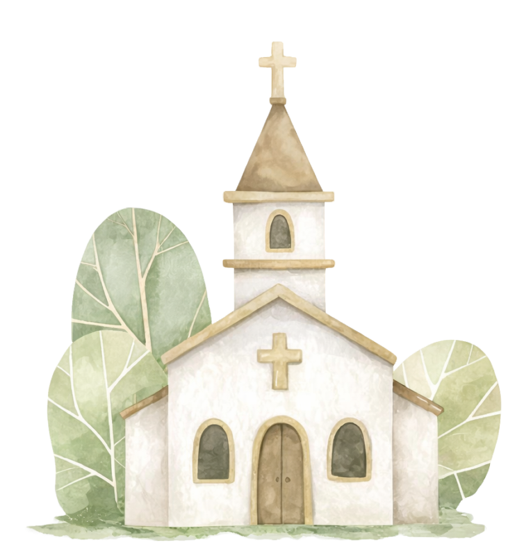 Ilustracion de iglesia